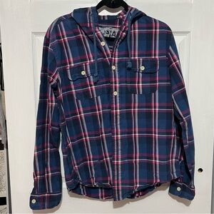 🖤 FREE 🖤 Aeropostale‎ - Men’s Button Up Plaid Shirt